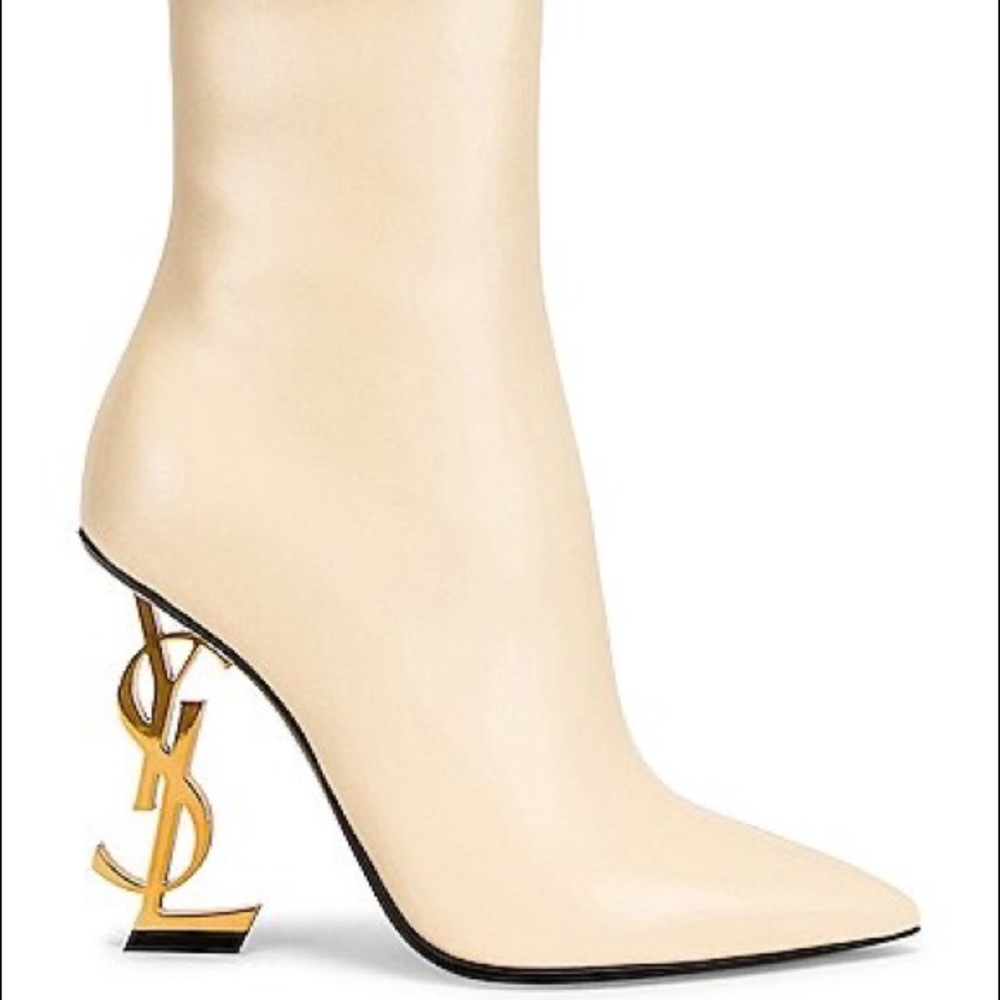 YSL Opyum CREAM Booties